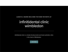 Tablet Screenshot of infinitidentalclinic.com